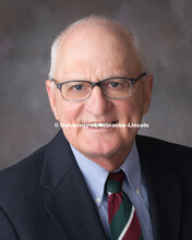 Studio portrait of Dean Eisenhauer, Emeritus Professor, Biological Systems Engineering. February 6, 
