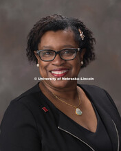 Studio portrait of Karen Kassebaum, Director of Staff Diversity and Inclusion, Human Resources. Marc