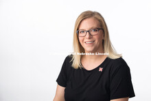 Studio portrait of Nicole Blackstock, Assistant to the Dean, College of Journalism and Mass Communic