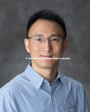 Studio portrait of Yufeng Ge, Assistant Professor, Biological Systems Engineering. March 28, 2018. 
