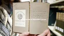 The basement of Love Library north filled with hunters looking to document interesting bits of histo