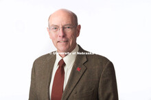 Studio portrait of John Bender, Professor, College of Journalism and Mass Communication. April 2, 20