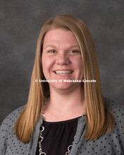 Studio portrait of Shelly Cutsor, Manager of Research Enterprise Business Services. Sponsored Progra