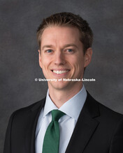 Studio portrait of Jeff Wilkerson, Research Communications and Content Manager for the Office of Res