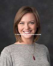 Studio portrait of Lindsey Arneson, Research Compliance Services Specialist, Sponsored Programs. Apr