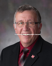 Studio portrait of Michael Lewis, Animal Science award recipient. April 13, 2018. 
