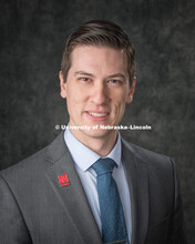 Studio portrait of Jamie Hyodo, Assistant Professor of Marketing for the College of Business. April 