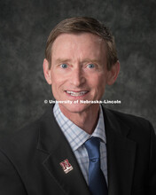 Studio portrait of Mark Pogue, Assistant Professor of Practice, College of Business. April 17, 2018.
