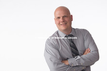 Studio portrait of Steven Blum, Technical Consultant, College of Journalism and Mass Communication. 