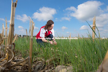 Andrea Basche, Assistant Professor of Agronomy and Horticulture, teaches students to communicate the