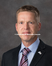 Studio portrait of Mathias Schubert, Professor, College of Engineering. May 9, 2018. 