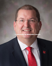 Studio portrait of Robert (Bob) Wilhelm, Vice Chancellor for Research and Economic Development. May 