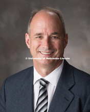 Studio portrait of Laurence Rilett, Professor, College of Engineering. May 21, 2018. 