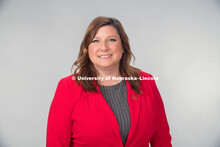 Studio portrait of Samantha Martens, Admissions. June 12, 2018. 
