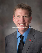 Studio portrait of Jeff Shield, Professor, Mechanical and Materials Engineering. June 14, 2018. 