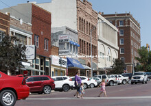 Downtown McCook, Nebraska for Rural Futures Institute. July 12, 2018. 