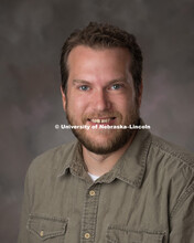 Studio portrait of Doug Schultz, Research Assistant and Professor for the Center for Brain, Biology 