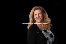 Studio portrait of Melisia Bieber, Office Associate for Textiles, Merchandising, and Fashion Design.