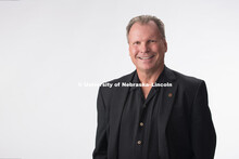 Studio portrait of Bernard McCoy, Professor of Journalism for the College of Journalism and Mass Com