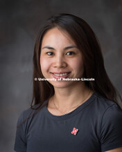 Studio portrait of Li Shi, Teacher, Confucius Institute. August 6, 2018. 