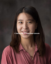 Studio portrait of Yani Zhang, Teacher, Confucius Institute. August 6, 2018. 