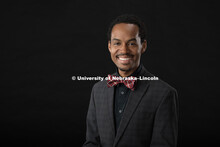 Studio portrait of Marques Garrett, Assistant Professor of Music, Hixson-Lied Fine and Performing Ar