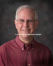 Studio portrait of Richard Hartung, Lecturer, Chemistry. August 9, 2018. 