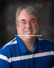 Studio portrait of Robert Powers, Professor, Chemistry. August 9, 2018. 
