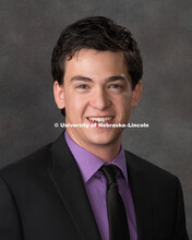 Studio portrait of Daniel Brown, Central Administration. August 10, 2018. 