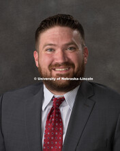 Studio portrait of Paul Embree, Central Administration. August 10, 2018. 