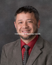 Studio portrait of Tony Gano, Central Administration. August 10, 2018. 