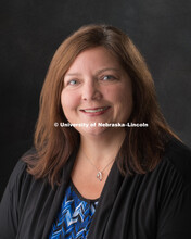 Studio portrait of Dixie Teten, Central Administration. August 10, 2018. 