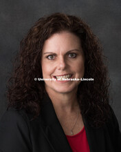 Studio portrait of Shareen Thewke, Central Administration. August 10, 2018. 