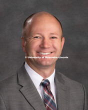 Studio portrait of Dirk Black, Assistant Professor, School of Accountancy, College of Business. New 