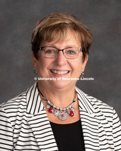 Studio portrait of Glennis McClure, Extension Educator, Agricultural Economics. New Faculty. August 