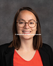 Studio portrait of Amy Napoli, Assistant Professor, Child, Youth & Family Studies. New Faculty. Augu