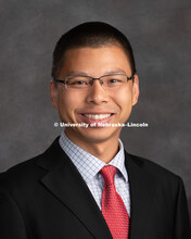 Studio portrait of Yi Qi, Assistant Professor, School of Natural Resources. New Faculty. August 15, 