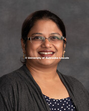 Studio portrait of Bonita Sharif, Assistant Professor, Computer Science and Engineering. New Faculty
