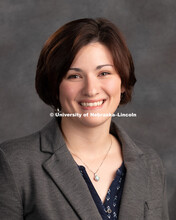 Studio portrait of Sarah Sillman, Assistant Professor, School of Veterinary Medicine and Biomedical 