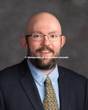 Studio portrait of Jason Weigle, Associate Extension Educator. New Faculty. August 15, 2018. 