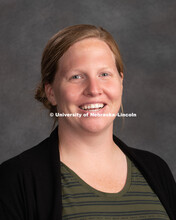 Studio portrait of Rebecca Young, Assistant Professor of Practice, Agronomy and Horticulture. New Fa