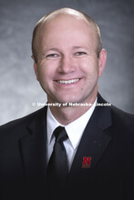 Studio portrait of Dirk Black, Assistant Professor, School of Accountancy, College of Business. Augu