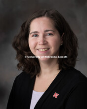 Studio portrait of Kathleen Lacey, Academic Advisor, English. New Staff. August 30, 2018. 
