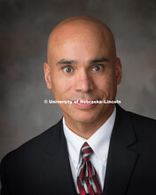Studio portrait of T.J. McDowell, Assistant Vice Chancellor, Student Affairs. September 4, 2018. 