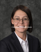 Studio portrait of Carissa Harris, Graduate Teaching Assistant, College of Business. September 10, 2