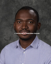 Studio portrait of Izuchukwu Mbaraonye, Graduate Research Assistant, College of Business. September 