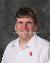 Studio portrait of Greg Richins, Lecturer for the School of Accountancy, College of Business. Septem