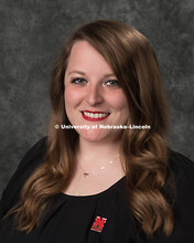 Studio portrait of Sara Simonsen, Administrative Coordinator, College of Business. September 11, 201