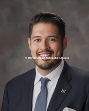 Studio portrait of Baudelio Abrica, 2018 McNair Scholar. September 19, 2018. 