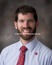 Studio portrait of Jared Schreiner, Grants and Financial Manager, Dean’s Office, College of Engine